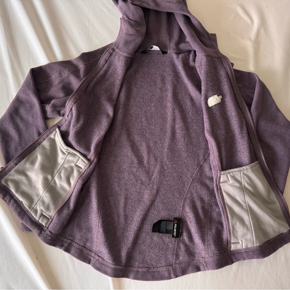 The North Face XS Polartec Full-Zip Hoodie - Plum / Purple - Picture 5 of 5